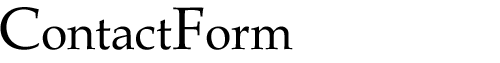 ContactForm | ���₢�����t�H�[��